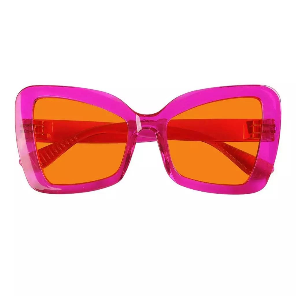 100% Blue Blocking Glasses Nighttime Oversized Metalless R2315-B98
