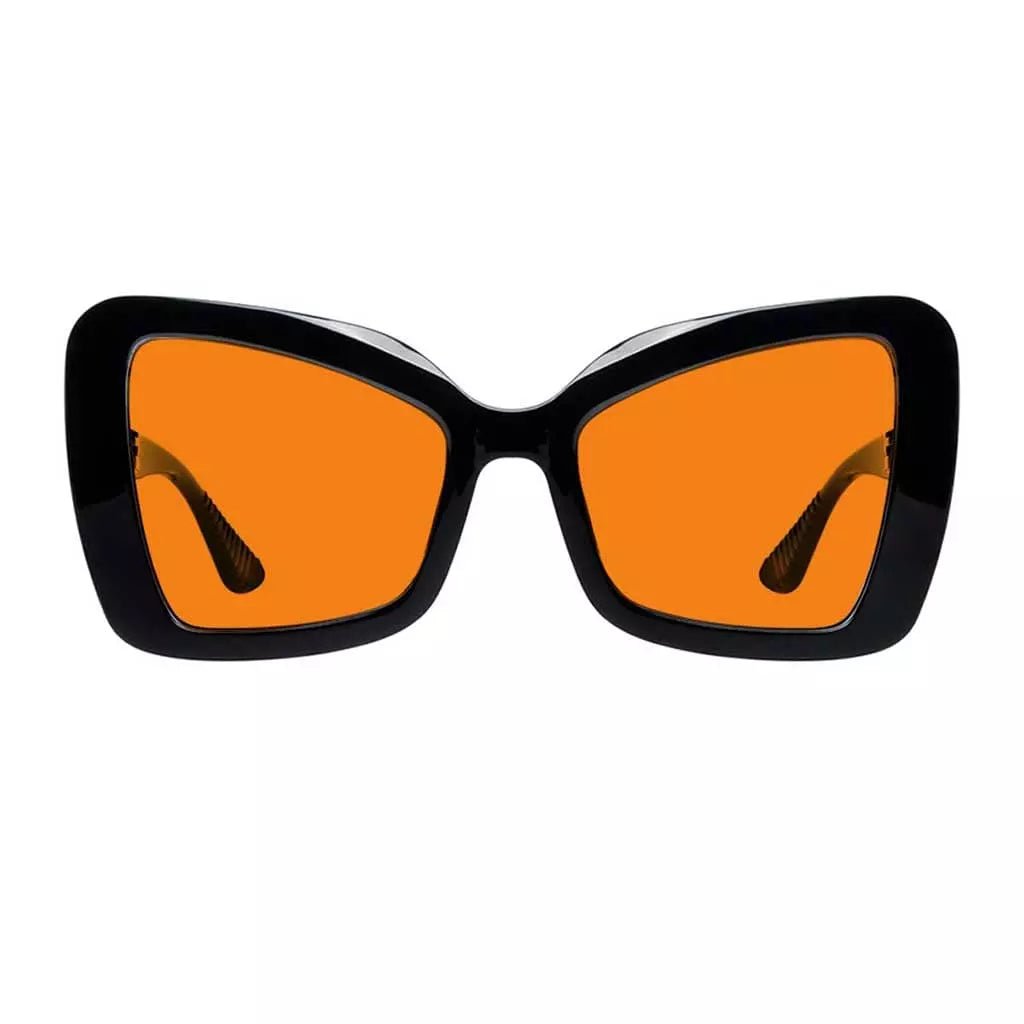 100% Blue Blocking Glasses Nighttime Oversized Metalless R2315-B98