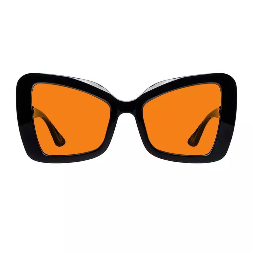 100% Blue Blocking Glasses Nighttime Oversized Metalless R2315-B98