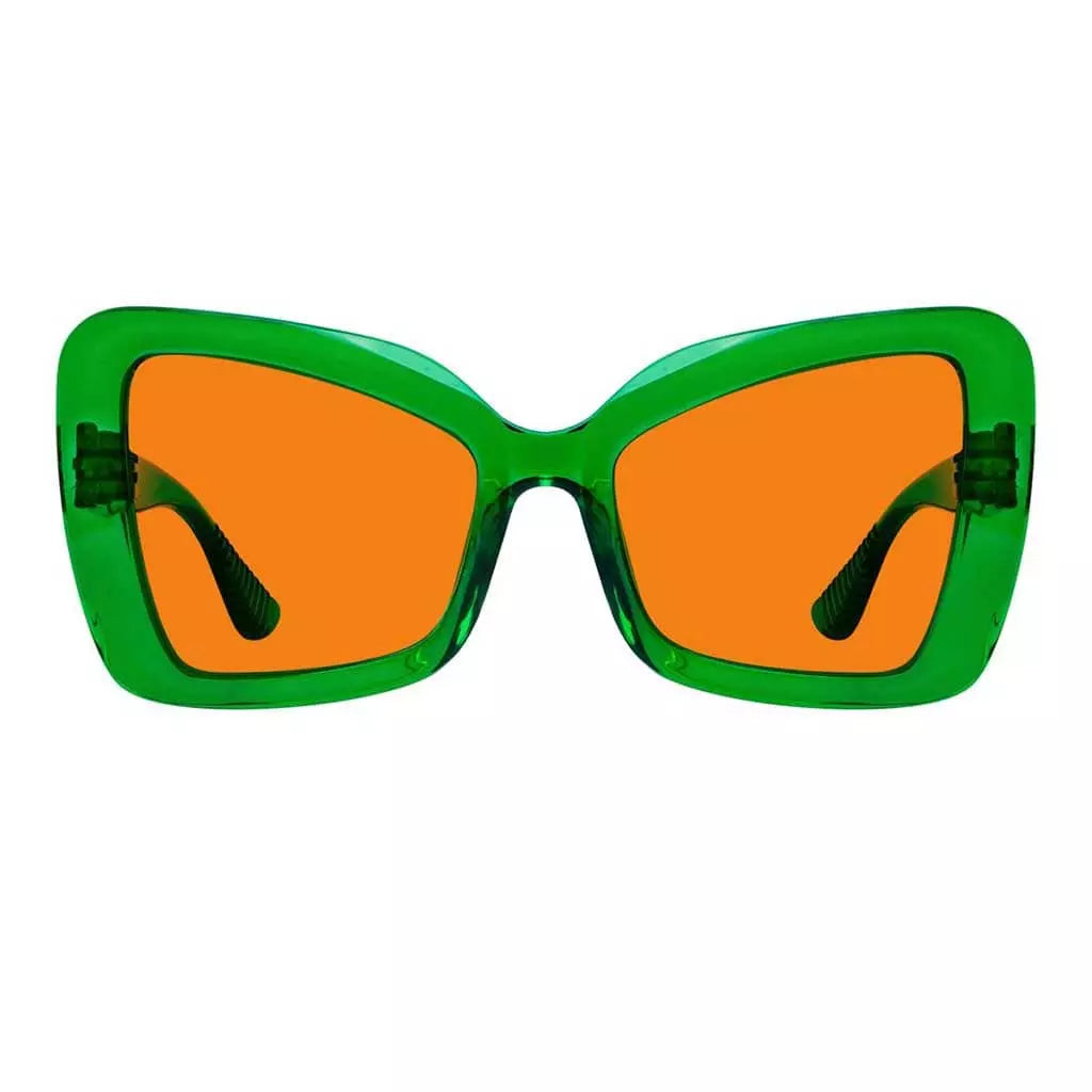 100% Blue Blocking Glasses Nighttime Oversized Metalless R2315-B98