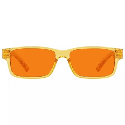 100% Blue Blocking Glasses Orange Lenses Metalless Screwless NR032-B98
