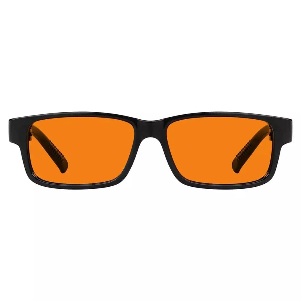 100% Blue Blocking Glasses Orange Lenses Metalless Screwless NR032-B98