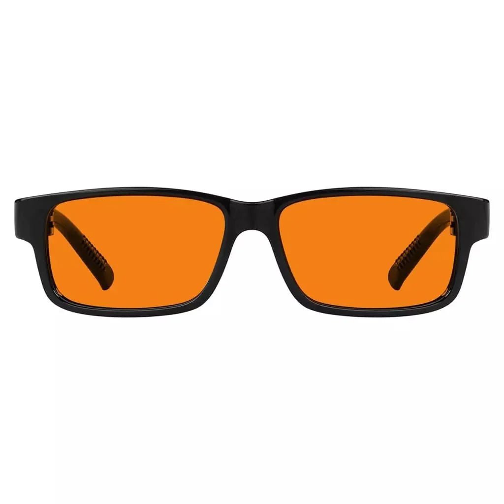 100% Blue Blocking Glasses Orange Lenses Metalless Screwless NR032-B98