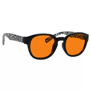 100% Blue Blocking Glasses Orange Lenses Metalless Screwless