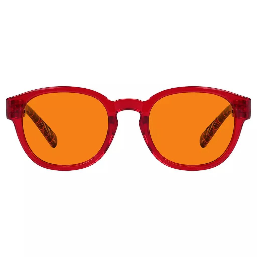 100% Blue Blocking Glasses Orange Lenses Metalless Screwless
