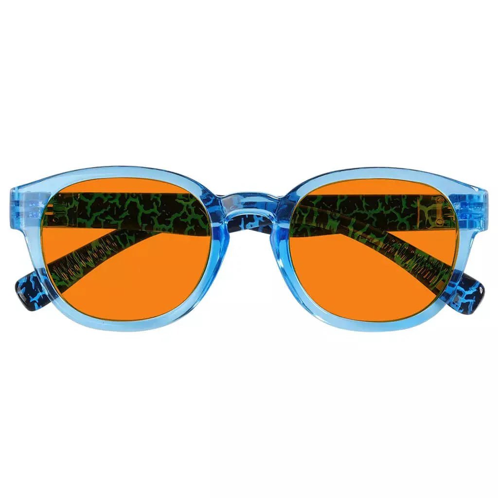 100% Blue Blocking Glasses Orange Lenses Metalless Screwless