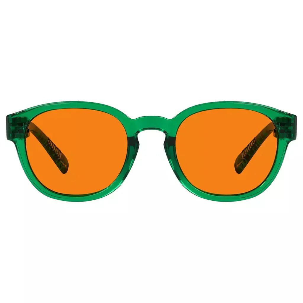 100% Blue Blocking Glasses Orange Lenses Metalless Screwless