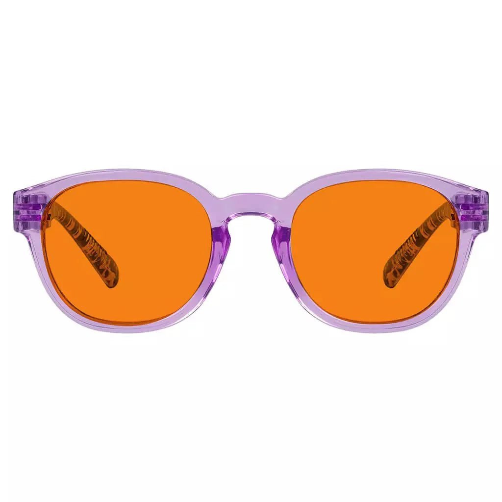 100% Blue Blocking Glasses Orange Lenses Metalless Screwless