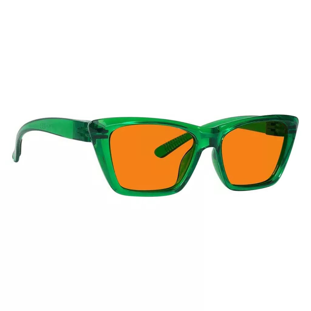 100% Blue Light Blocking Glasses Cat-eye Metalless Women R2514-B98