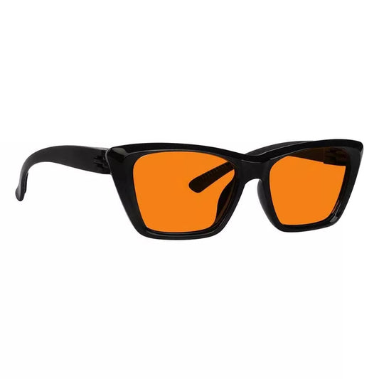 100% Blue Light Blocking Glasses Cat-eye Metalless Women R2514-B98