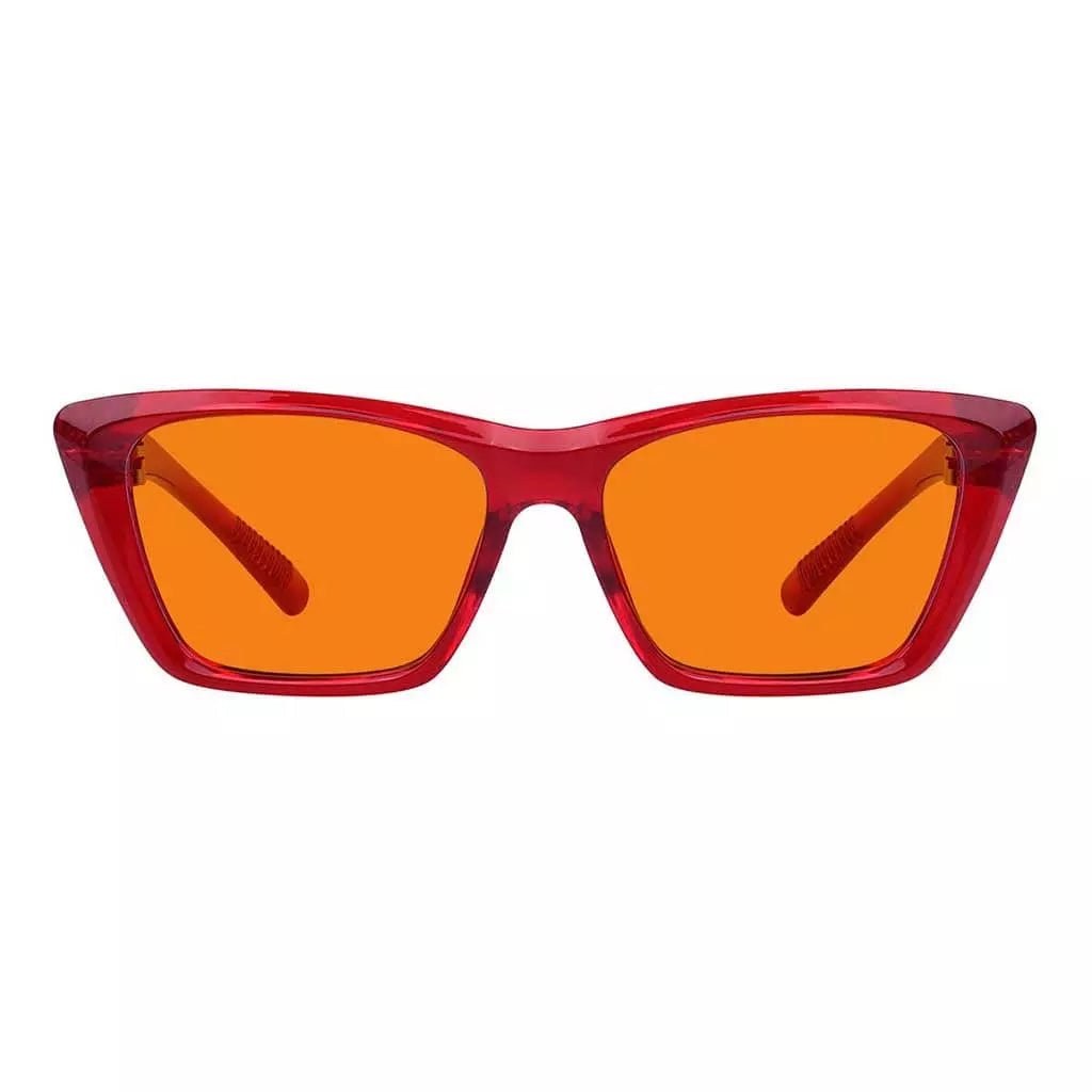 100% Blue Light Blocking Glasses Cat-eye Metalless Women R2514-B98