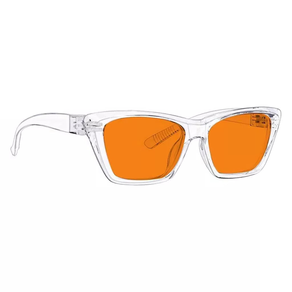 100% Blue Light Blocking Glasses Cat-eye Metalless Women R2514-B98