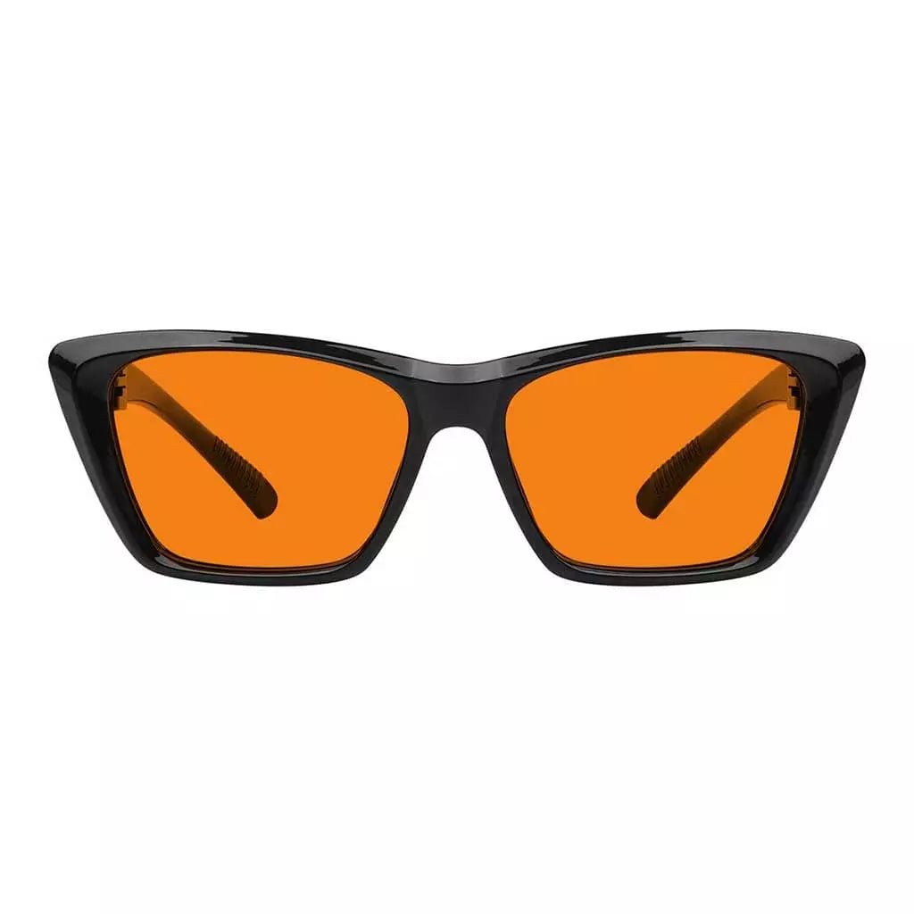 100% Blue Light Blocking Glasses Cat-eye Metalless Women R2514-B98