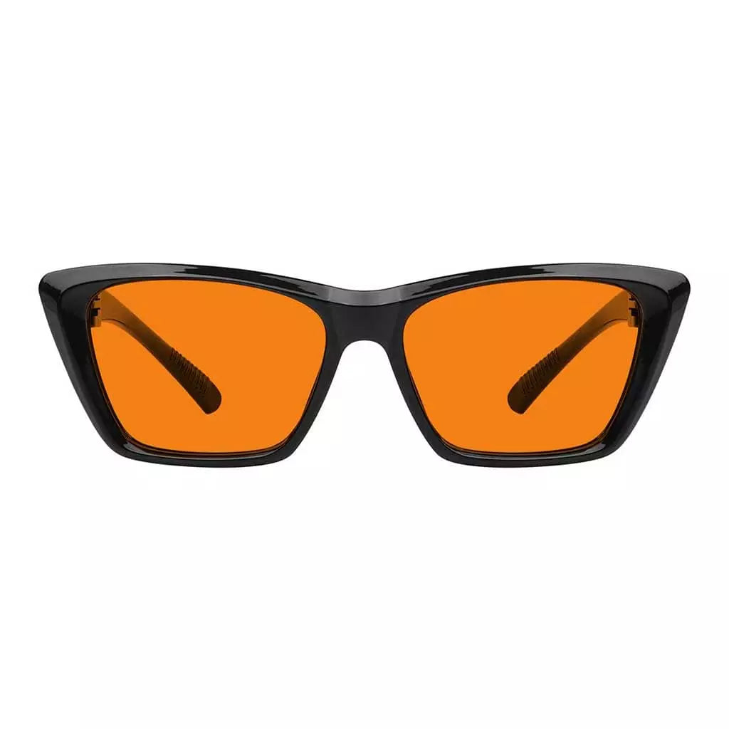 100% Blue Light Blocking Glasses Cat-eye Metalless Women R2514-B98