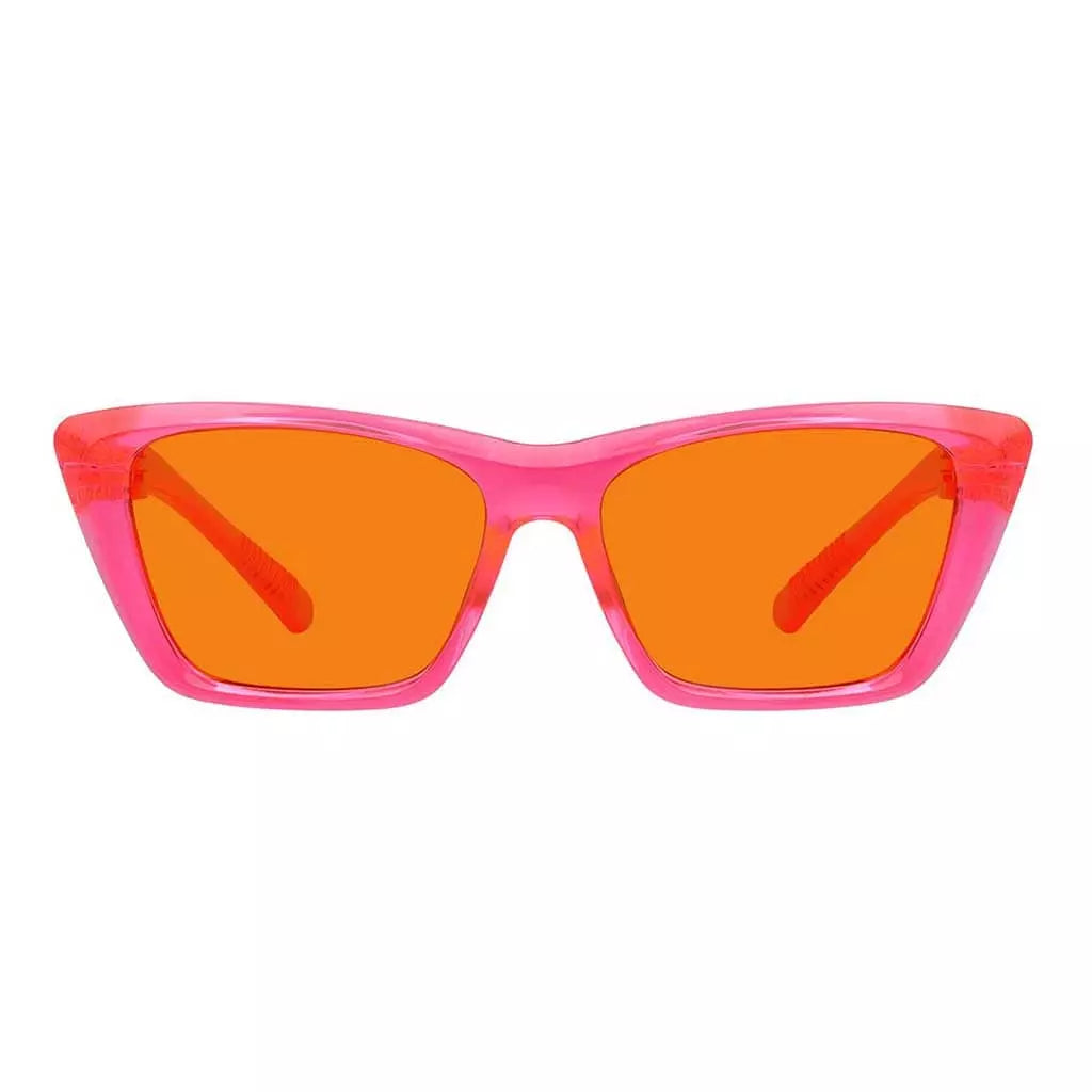 100% Blue Light Blocking Glasses Cat-eye Metalless Women R2514-B98