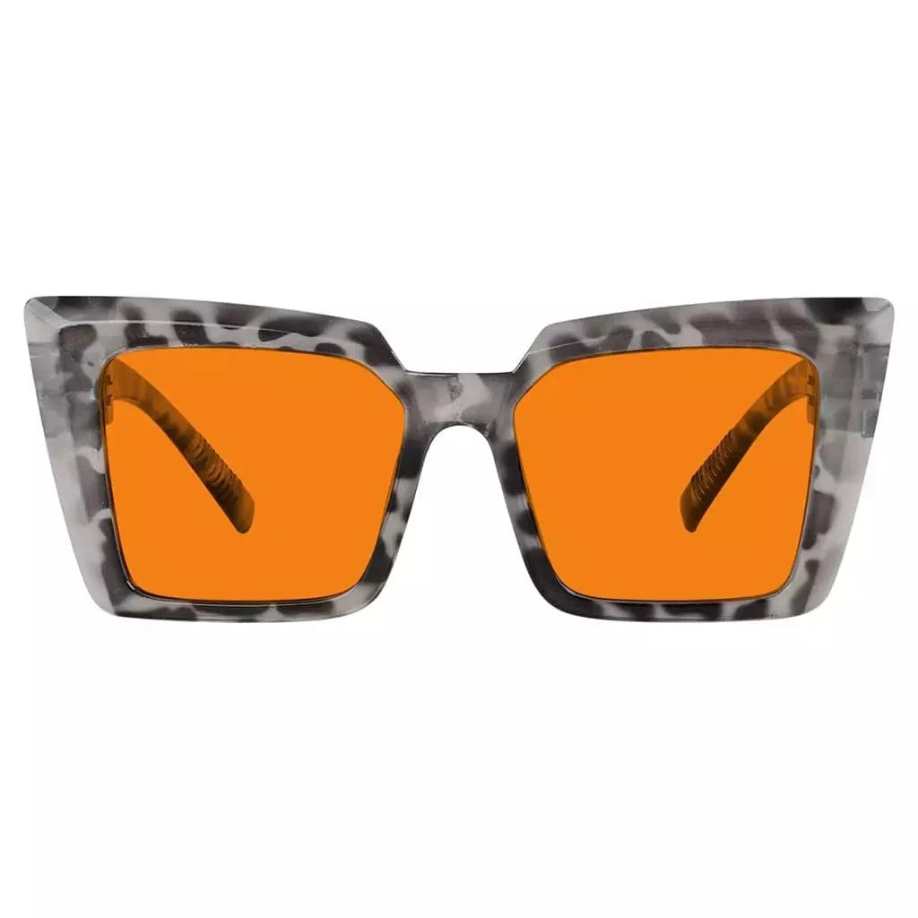 100% Blue Blocking Glasses Nighttime Large Frame Metalless NR2141-B98