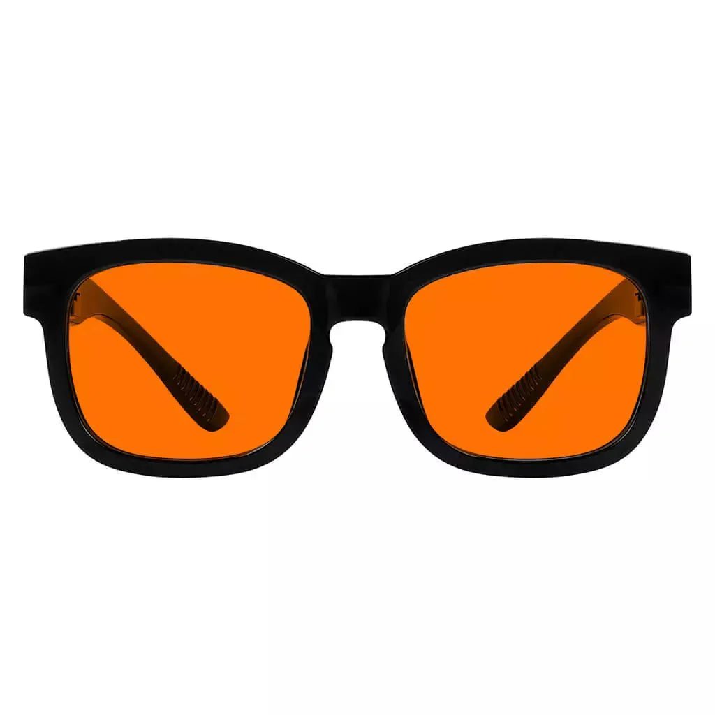 100% Blue Blocking Glasses Nighttime Oversize Metalless R033-B98