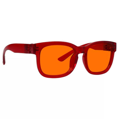 100% Blue Blocking Glasses Nighttime Oversize Metalless R033-B98