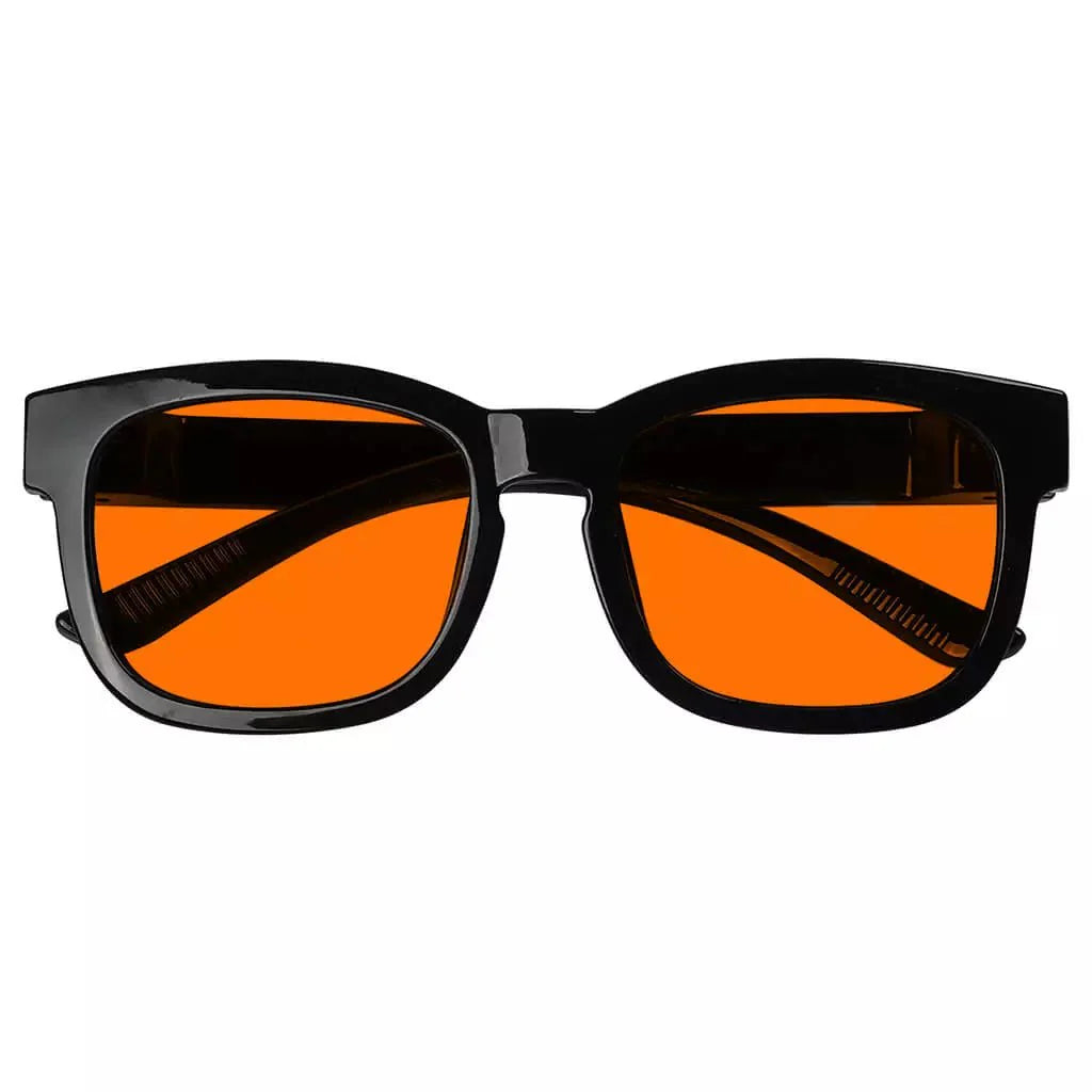 100% Blue Blocking Glasses Nighttime Oversize Metalless R033-B98