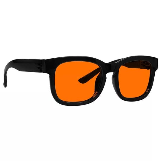 100% Blue Blocking Glasses Nighttime Oversize Metalless R033-B98