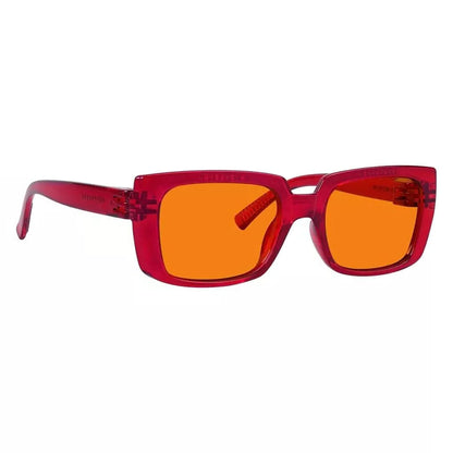 100% Blue Blocking Nighttime Orange Glasses Metalless Specs NR9107-B98