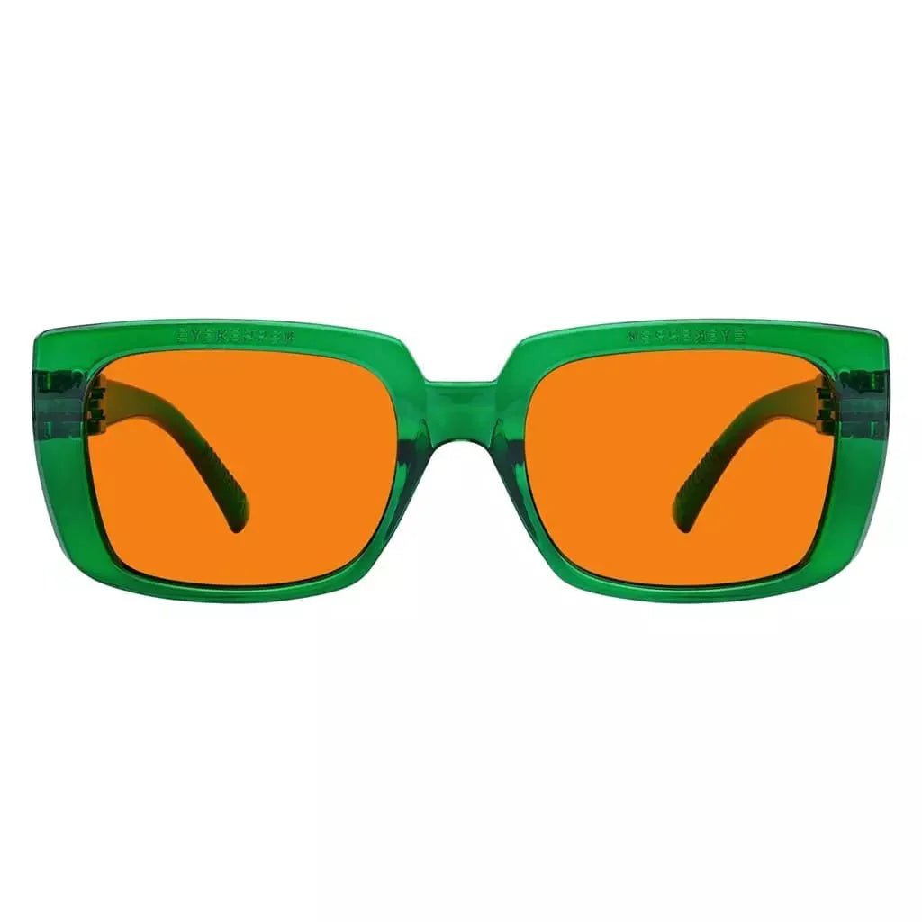 100% Blue Blocking Nighttime Orange Glasses Metalless Specs NR9107-B98