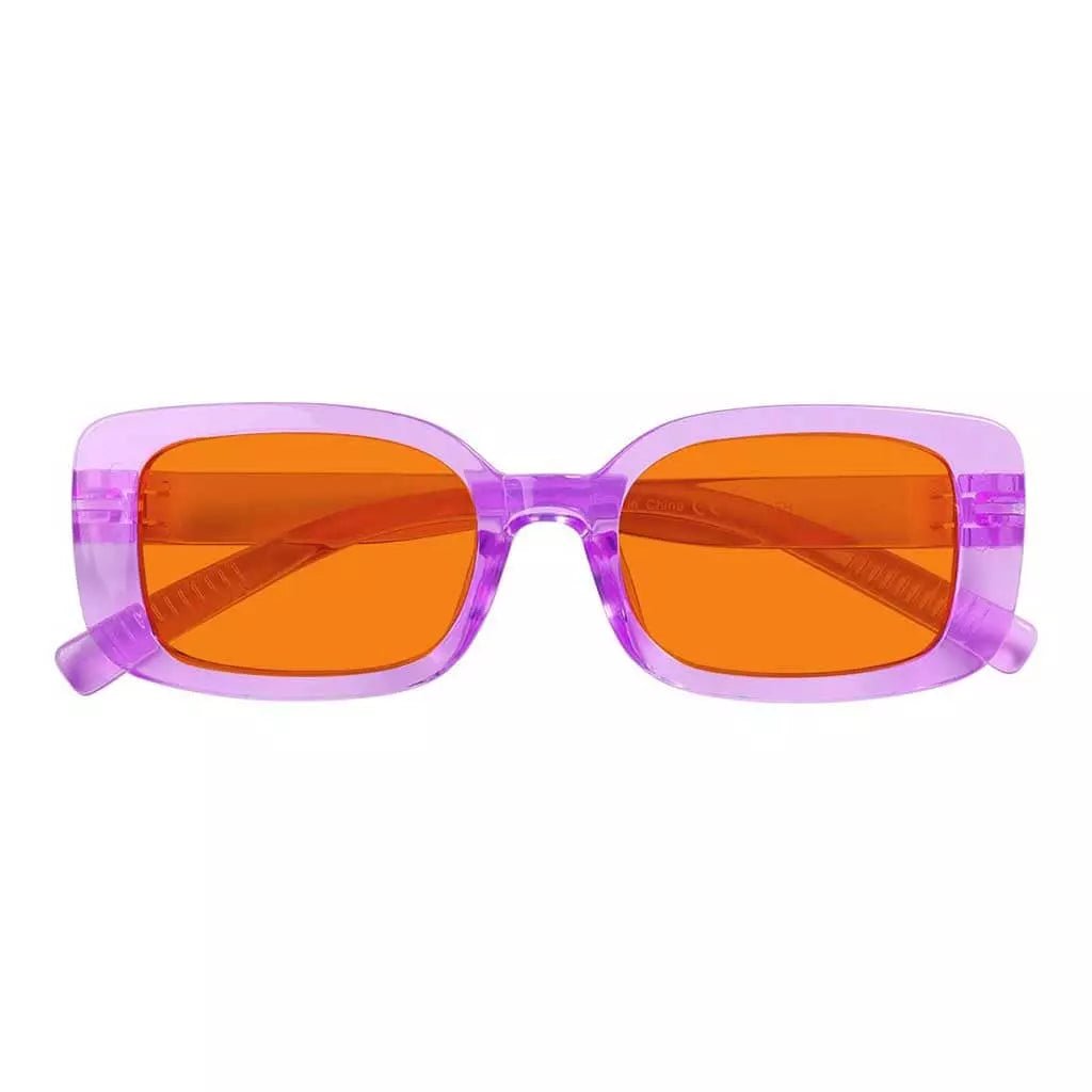 100% Blue Light Blocking Orange Glasses Metalless Screwless R2502-B98