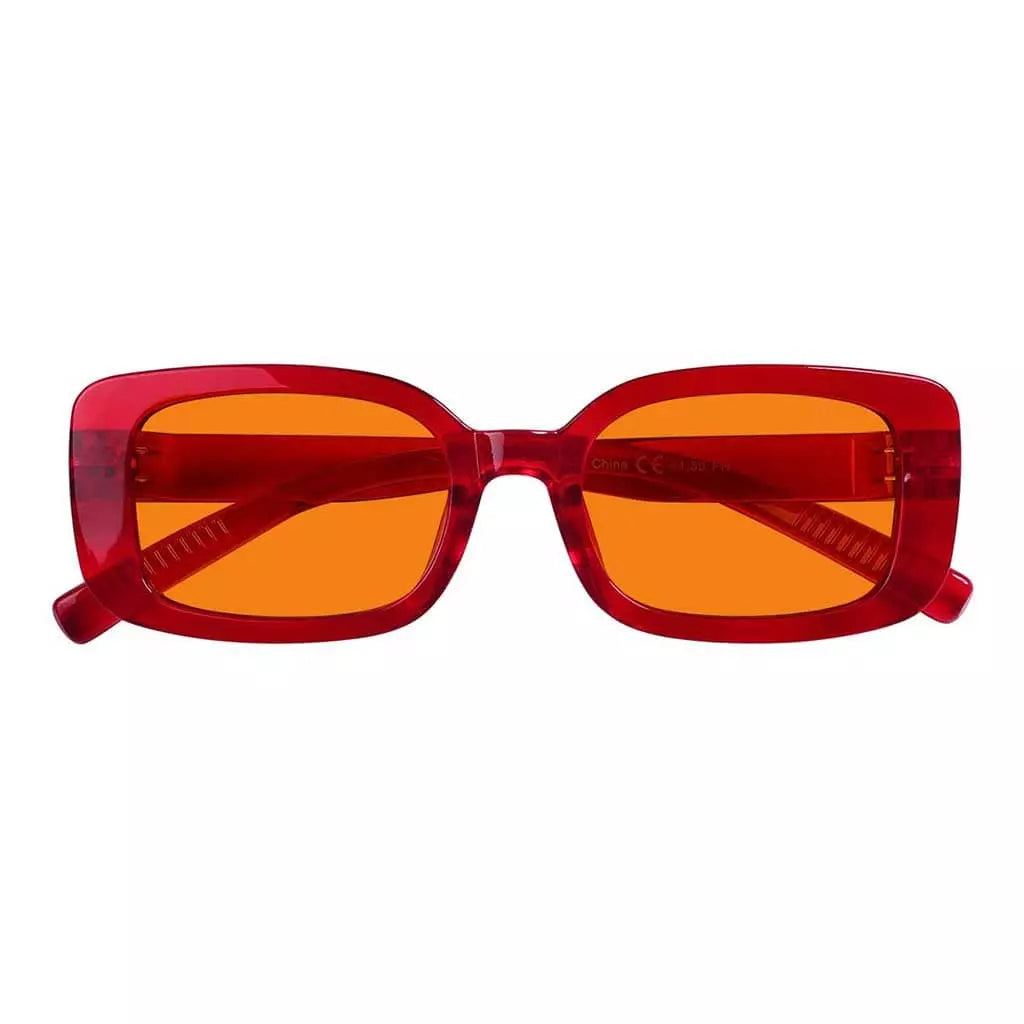 100% Blue Light Blocking Orange Glasses Metalless Screwless R2502-B98