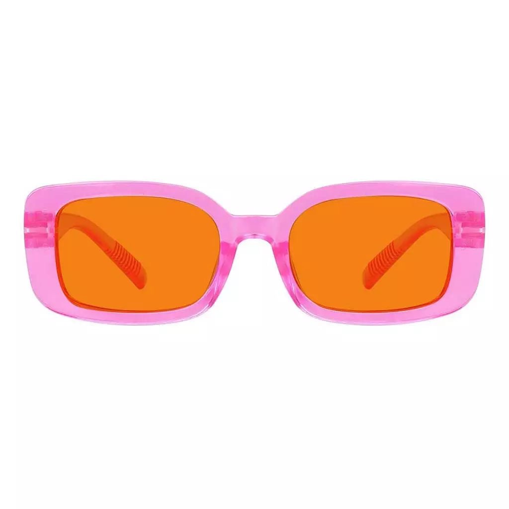 100% Blue Light Blocking Orange Glasses Metalless Screwless R2502-B98