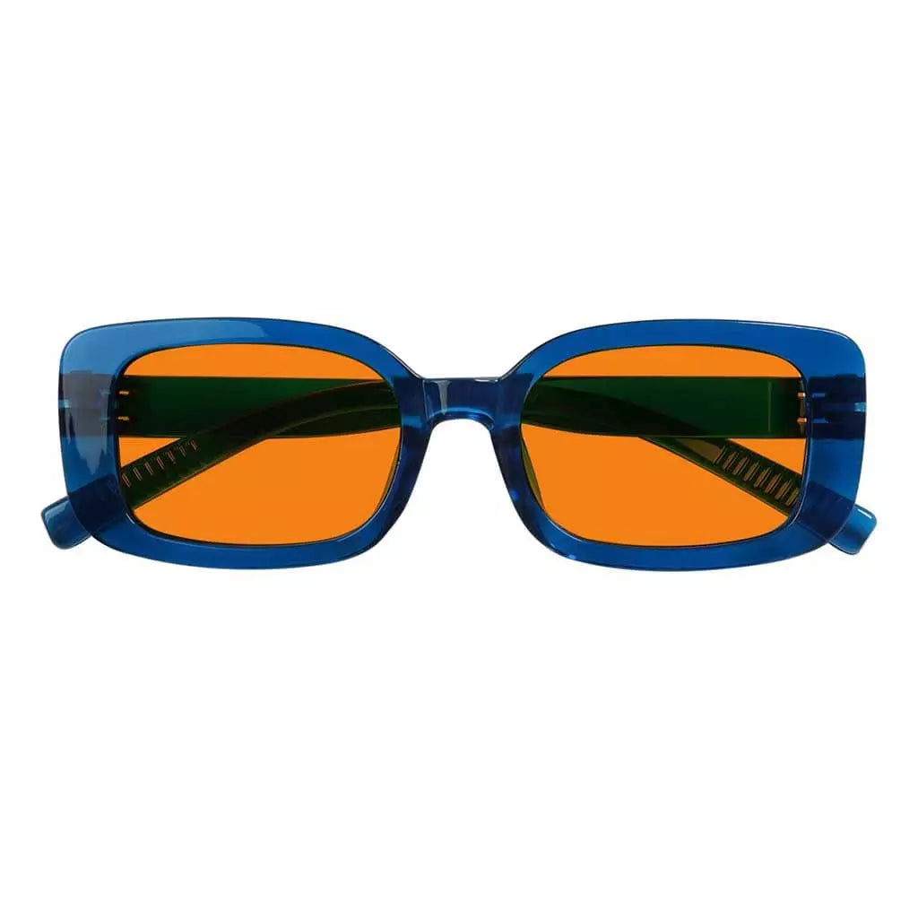 100% Blue Light Blocking Orange Glasses Metalless Screwless R2502-B98