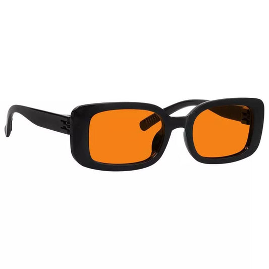 100% Blue Light Blocking Orange Glasses Metalless Screwless R2502-B98