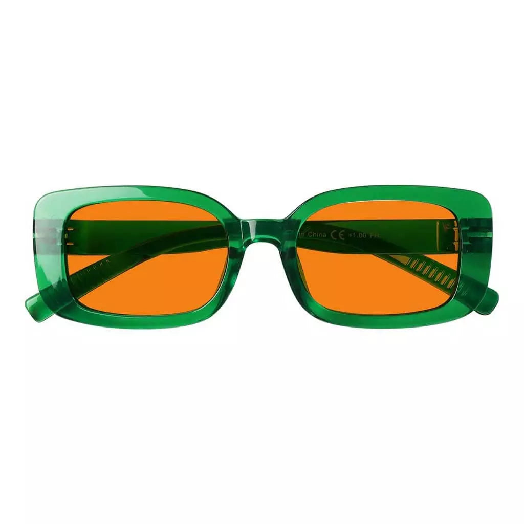 100% Blue Light Blocking Orange Glasses Metalless Screwless R2502-B98