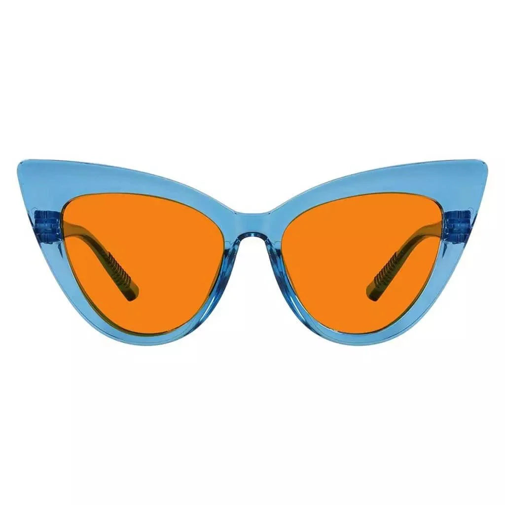 100% Blue Blocking Glasses Better Sleep Metalless Screwless R2318-B98