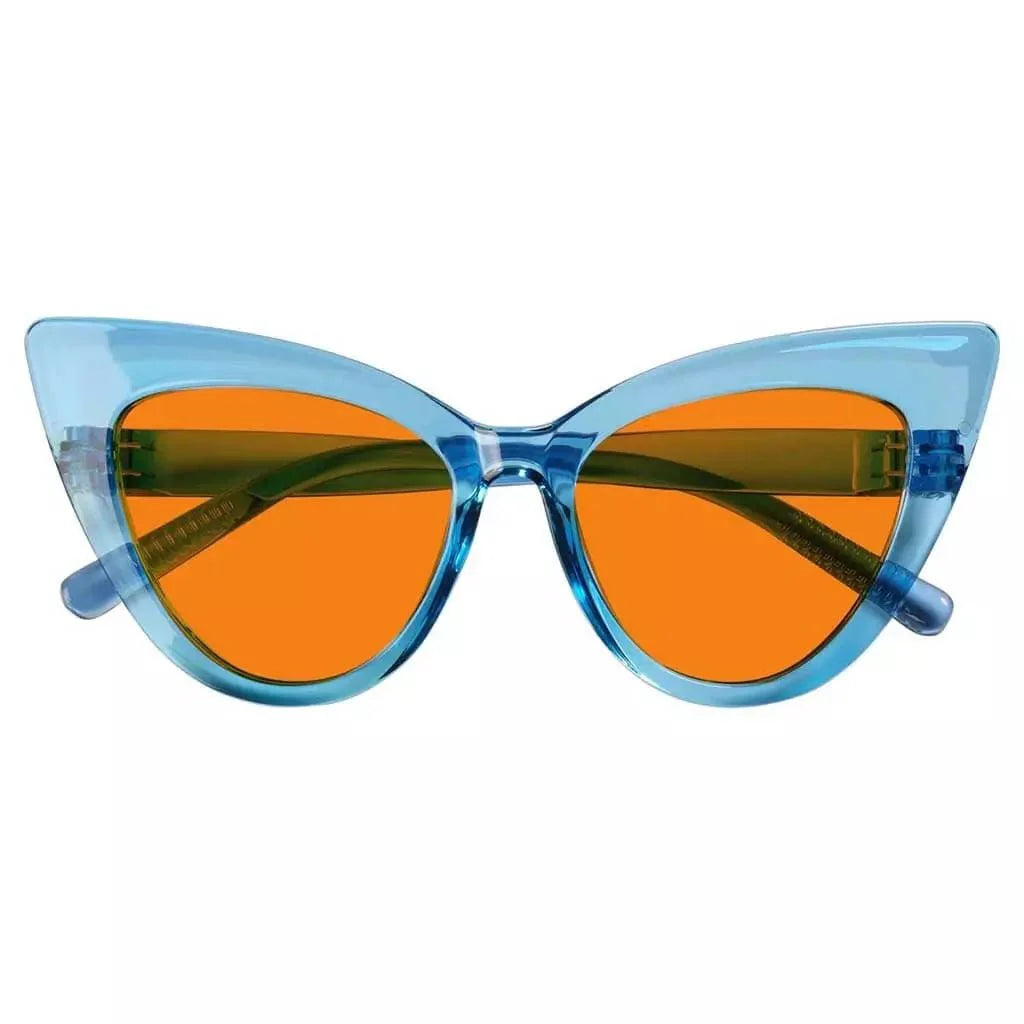 100% Blue Blocking Glasses Better Sleep Metalless Screwless R2318-B98