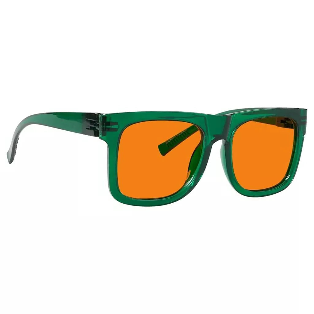 100% Blue Light Blocking Glasses Orange for?Sleep Eyeglasses R2316-B98