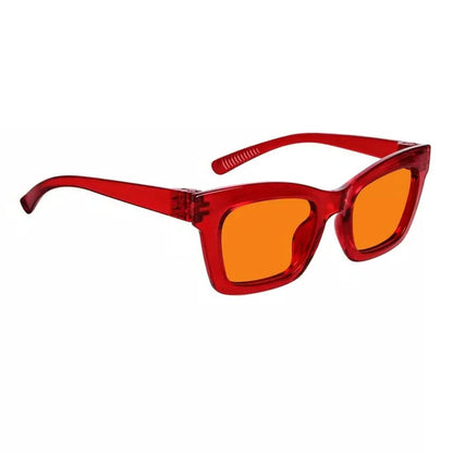 100% Blue Light Glasses Cat-eye Nighttime Metalless Specs R2308-B98
