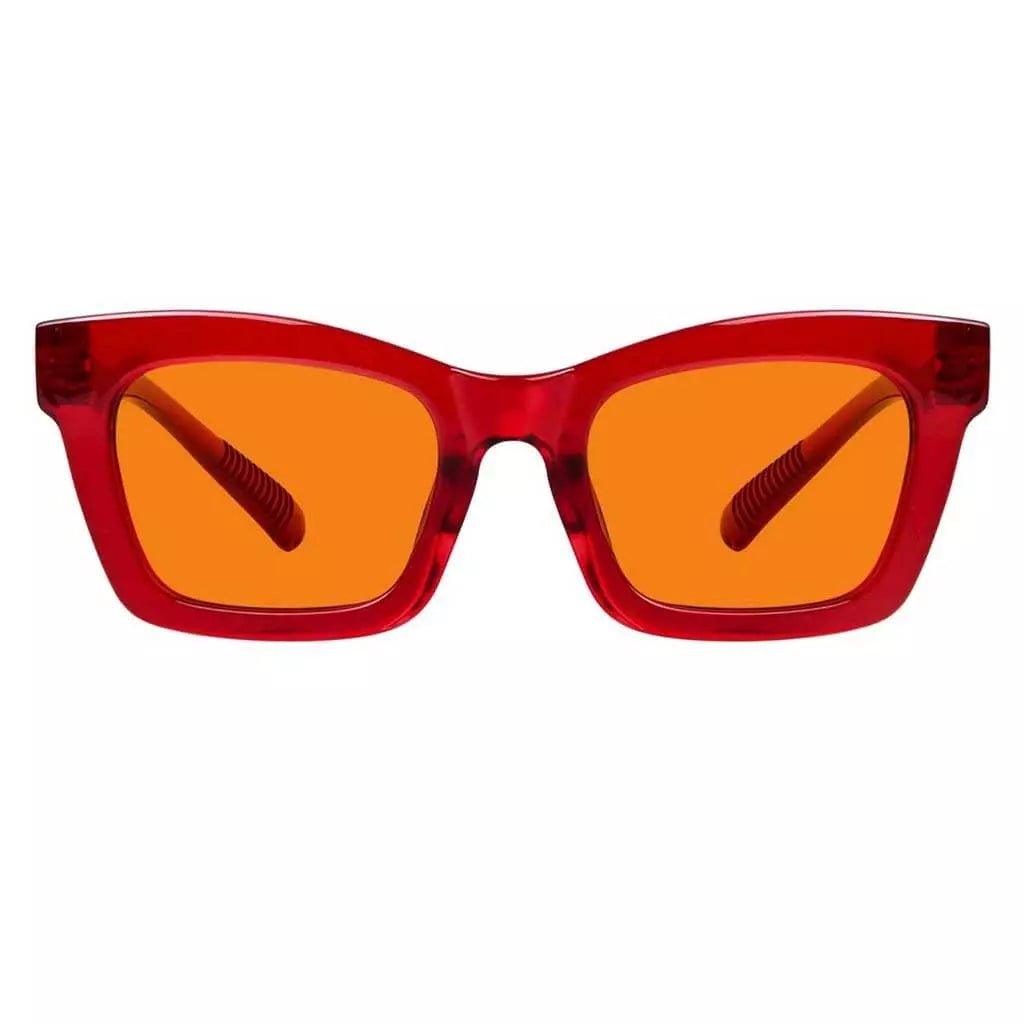 Cgcck 100% Blue Light Blocking Metalless Screwless Glasses Orange Tinted Lenses