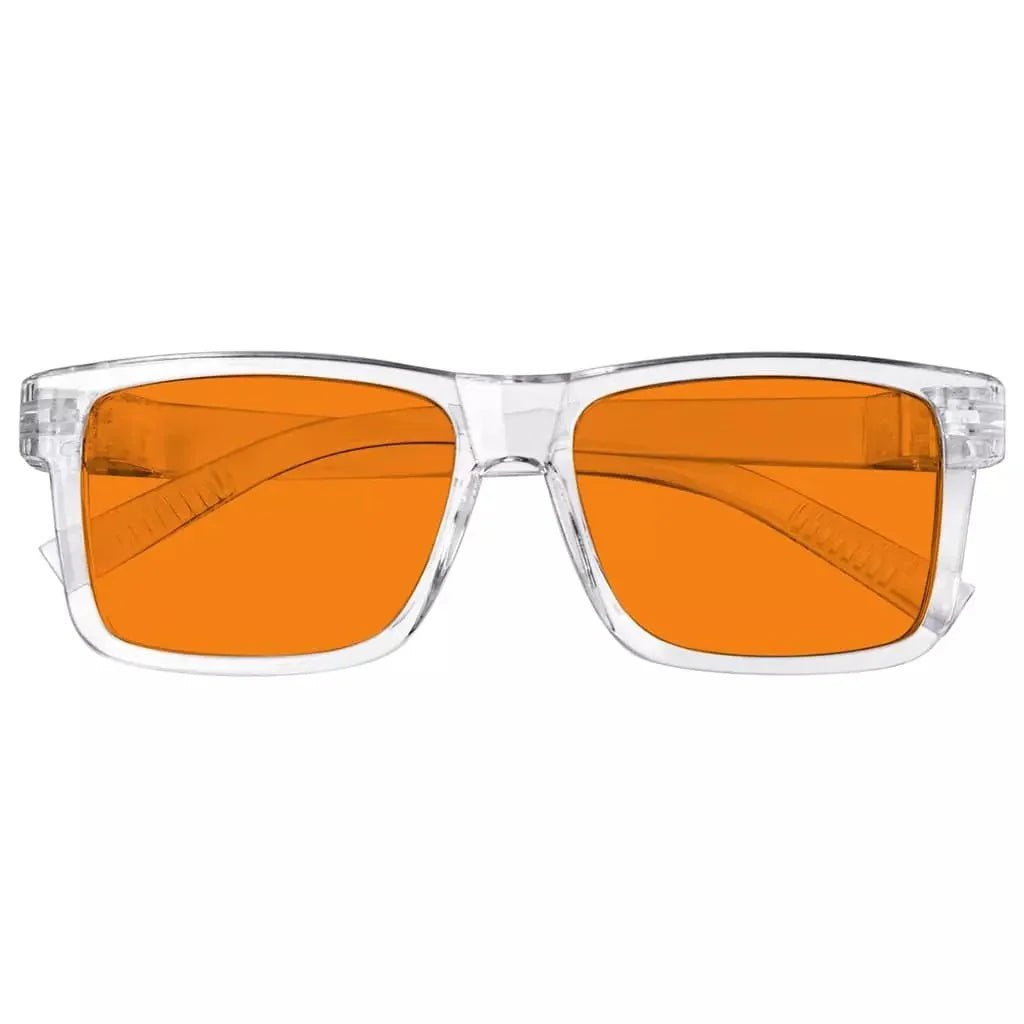 100% Blue Light Blocking Orange Lens Metalless Eyeglasses NR2142-B98