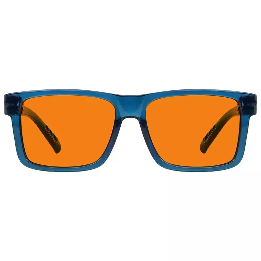 100% Blue Light Blocking Orange Lens Metalless Eyeglasses NR2142-B98