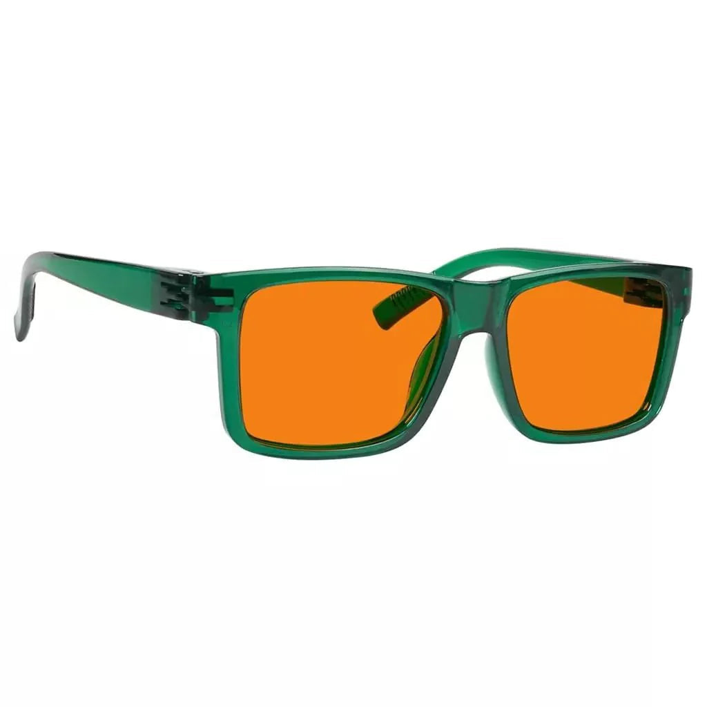 100% Blue Light Blocking Orange Lens Metalless Eyeglasses NR2142-B98