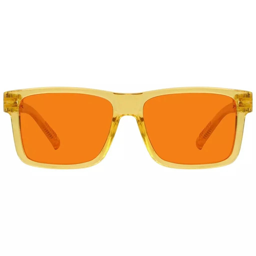 100% Blue Light Blocking Orange Lens Metalless Eyeglasses NR2142-B98