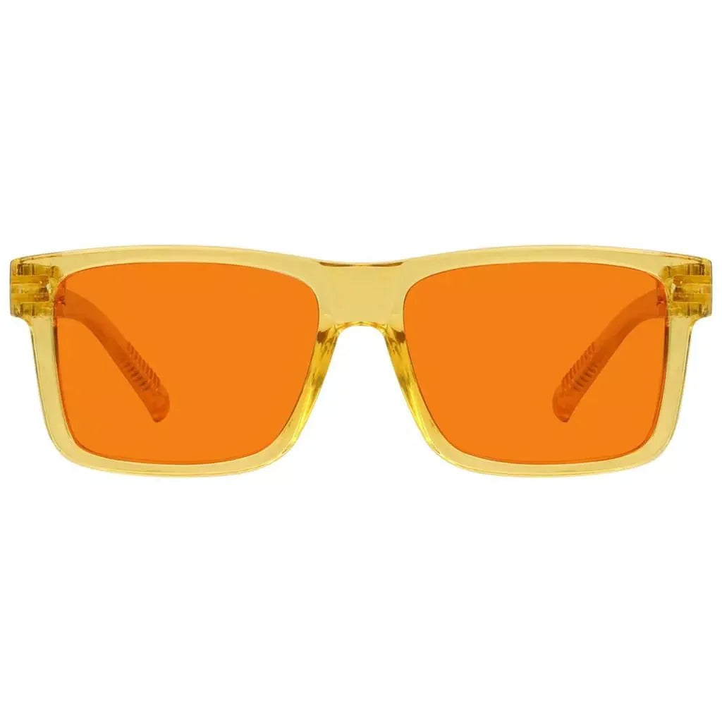 100% Blue Light Blocking Orange Lens Metalless Eyeglasses NR2142-B98