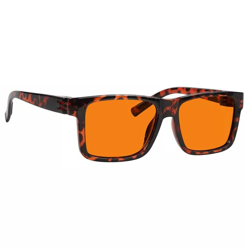 100% Blue Light Blocking Orange Lens Metalless Eyeglasses NR2142-B98