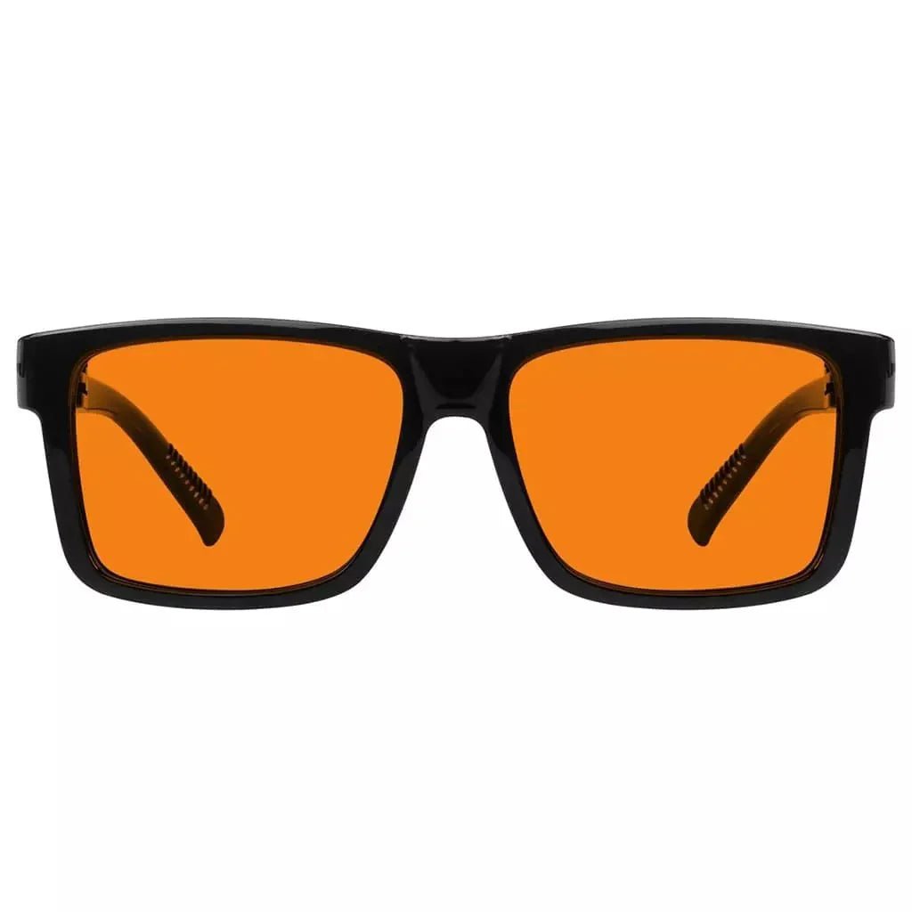 100% Blue Light Blocking Orange Lens Metalless Eyeglasses NR2142-B98