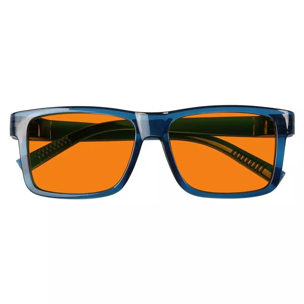 100% Blue Light Blocking Orange Lens Metalless Eyeglasses NR2142-B98