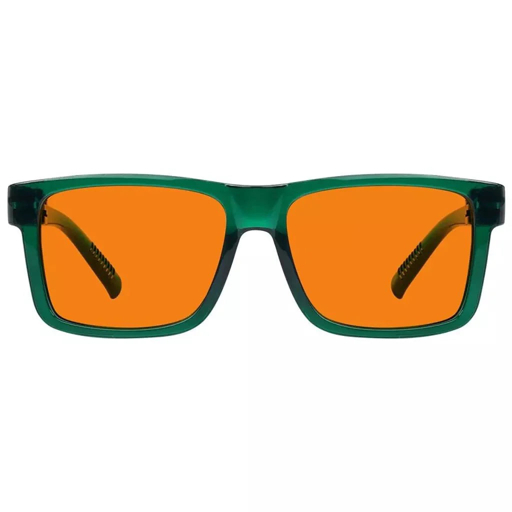 100% Blue Light Blocking Orange Lens Metalless Eyeglasses NR2142-B98