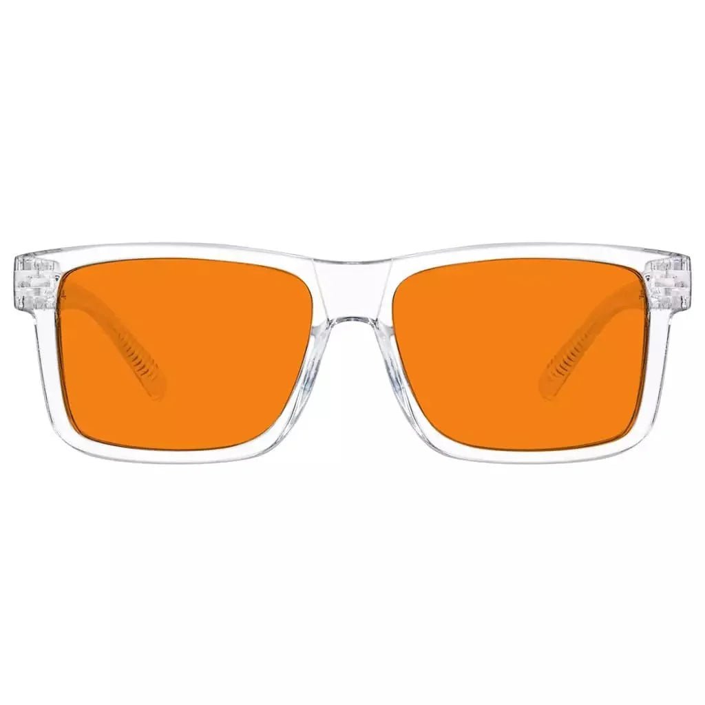 100% Blue Light Blocking Orange Lens Metalless Eyeglasses NR2142-B98