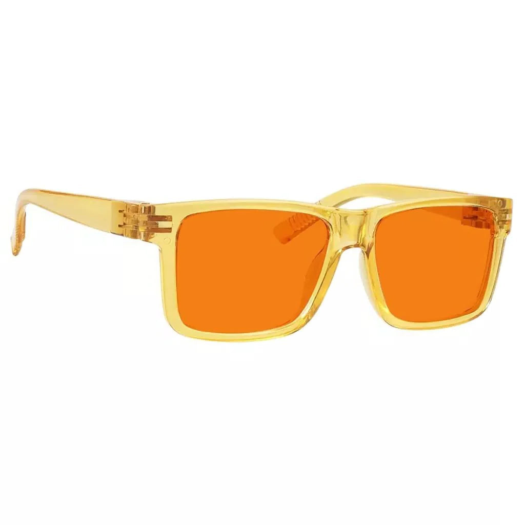 100% Blue Light Blocking Orange Lens Metalless Eyeglasses NR2142-B98