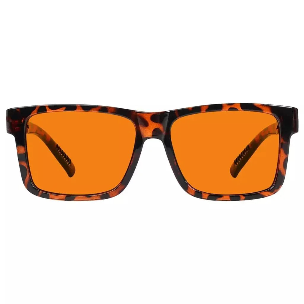 100% Blue Light Blocking Orange Lens Metalless Eyeglasses NR2142-B98