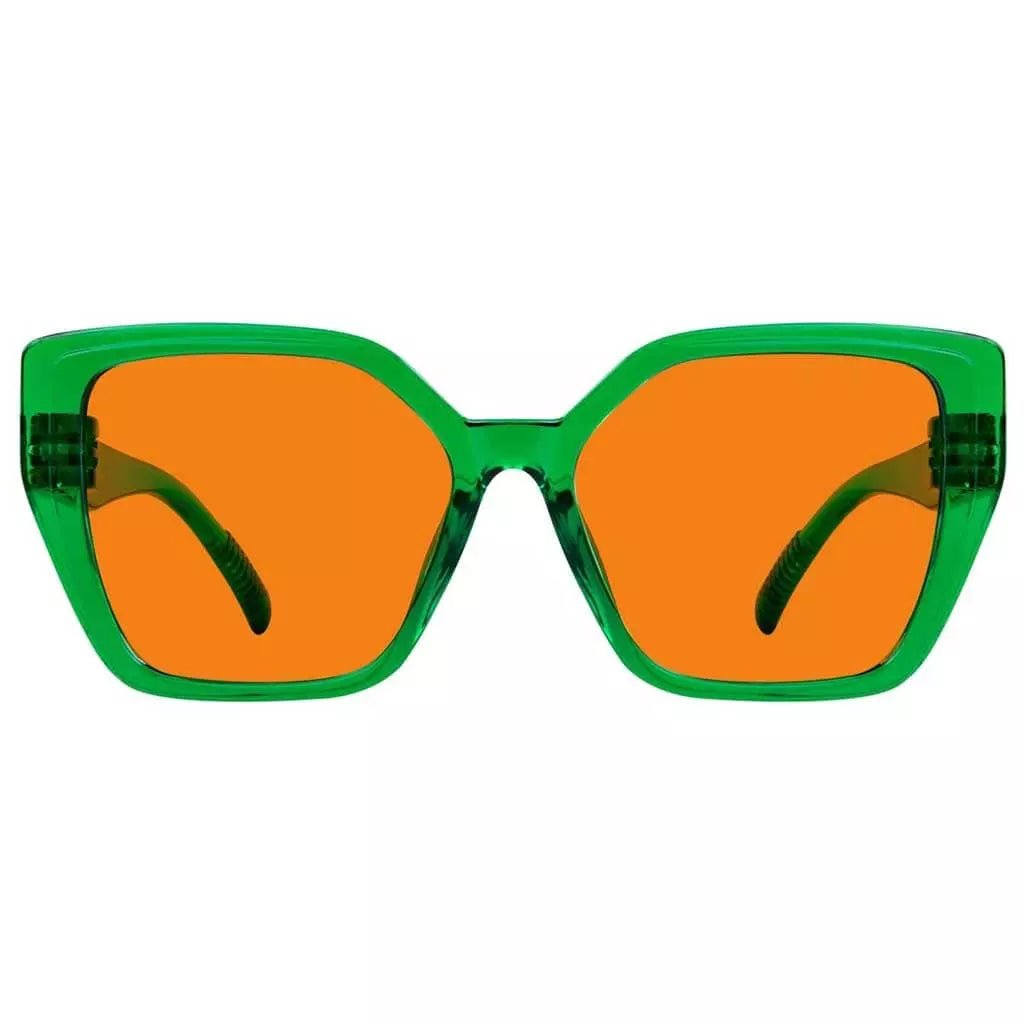Cgccp 100% Blue Light Blocking Metalless Screwless Glasses Orange Tinted Lenses